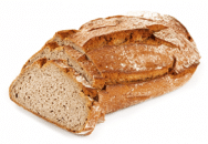 Bröd som symboliserar brödtext