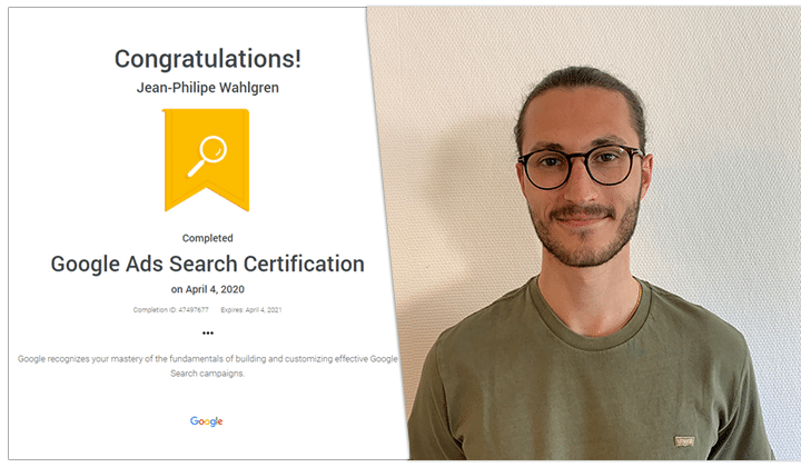 Google Ads Skillshop Jean-Philipe Wahlgren